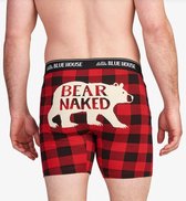 Little Blue House, Boxershort heren zwart/rood Bear Naked maat L