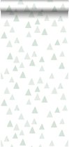 ESTAhome behang grafische driehoeken mintgroen - 139055 - 0.53 x 10.05 m