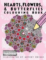 Complicated Colouring- Hearts, Flowers, and Butterflies