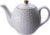 Tokyo Design Studio - Nippon White Gold Rim Round Teapot 600ml Star