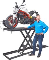 Table élévatrice moto électrique Datona® 120 cm de haut - capacité jusqu'à 700 kg - Zwart
