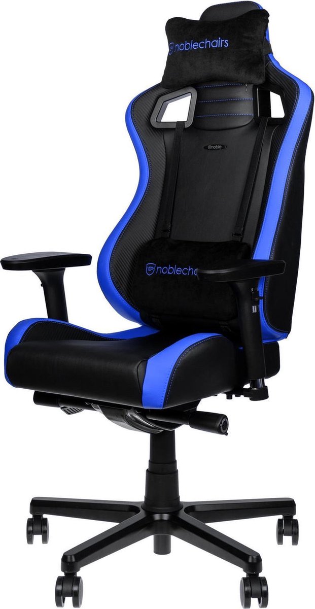 Noblechairs Epic Compact gamestoel zwart/carbon/blauw