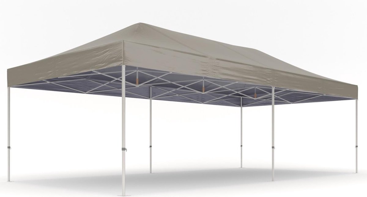 Easy up partytent 4x8m - Professional | PVC gecoat polyester - | Frame: Aluminium | Hex 50