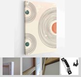 Abstract Illustration in Minimal Style for Wall Decoration Background. Mid century modern minimalist art print - Modern Art Canvas - Vertical - 1874434285 - 40-30 Vertical
