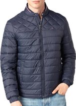 Tommy Hilfiger Tommy Hilfiger Padded Winterjas  Jas - Mannen - donker blauw/wit/rood