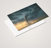 Idée cadeau ! | Set de cartes postales Luxe tornade 10x15 cm | 24 pièces