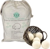 XYZ Goods - Nieuw Zeelands Wollen XL Drogerballen - Droogballen - Wasbol - Wasbal - 100% Natuurlijk Wol - 6 Stuks