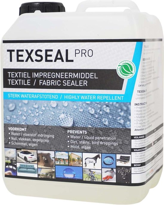 Disco Reserveren Ligatie Texseal Pro - Textiel impregneer - impregneermiddel textiel - waterdicht  maken... | bol.com