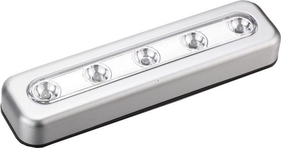 LED module ultra helder - 5 LED - 150mW - 175 x 45 x 25 - Zilver