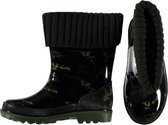 Xq Footwear Regenlaarzen Junior Rubber Legergroen Maat 27