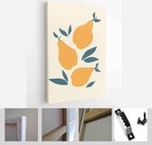 Abstract still life in pastel colors poster. Collection of contemporary art - Modern Art Canvas - Vertical - 1724509993 - 50*40 Vertical