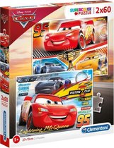 legpuzzel Disney Cars 3 jongens karton 120 stukjes