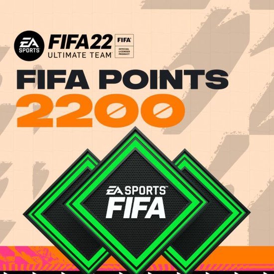 FIFA 22: 2.200 FIFA Punten – NL – Geschikt voor PS4 & PS5 – Niet beschikbaar in België