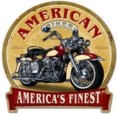 American Biker Zwaar Metalen Bord