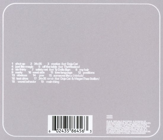 Ariana Grande - Positions (CD) (Deluxe Edition) - Ariana Grande