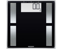 Soehnle analyse personenweegschaal digitaal Shape Sense Connect 50 met Bluetooth® - 8 personen - tot 180 kg - incl. batterijen - zwart Soehnle analyse personenweegschaal digitaal Shape Sense Connect 50 met Bluetooth® - 8 personen - tot 180 kg - incl. batterijen - zwart