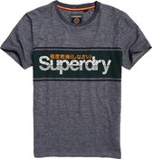 Superdry Core Logo Stripe Heren T-shirt - Maat L