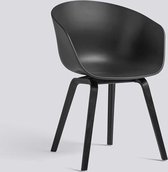About a Chair AAC 22 - soft black - zwarte lak op waterbasis