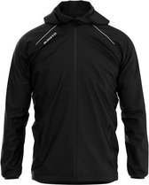 Masita | Windjack Heren - Windbreaker Supreme - Waterafstotend Getapete Naden Capuchon - Mesh Binnenvoering - BLACK - 116