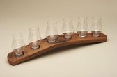 Darach Whiskyglashouder voor 6 whiskyglazen - Handmade in Scotland