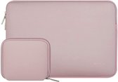Selwo™ laptophoes van waterafstotend neopreen, met klein etui voor accessoires., babyroze 13-13,3 inch (33 -33,8 cm)
