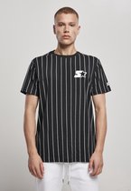 Starter Heren Tshirt -S- Pinstripe Jersey Zwart
