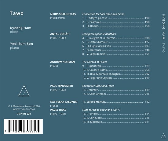 Kyeong Ham & Yeol Eum Son - Tawo (CD)