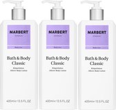 Marbert Bath & Body Classic Body Lotion Voordeelpakket 3x 400 ml = 1200 ml