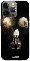 Casetastic Apple iPhone 13 Pro Hoesje - Softcover Hoesje met Design - Cave Skull Print