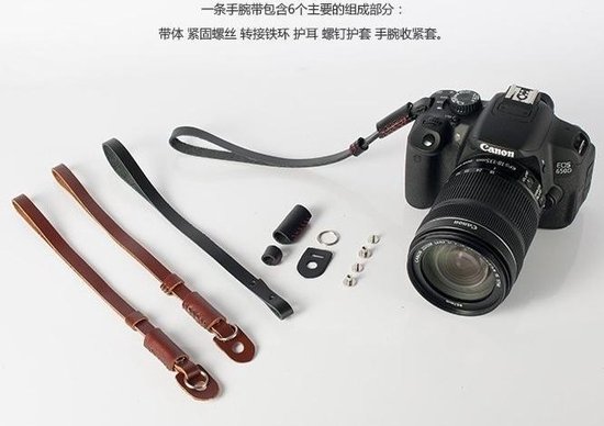 Camera Pols Hand Strap Lederen lanyard Sony Canon Nikon