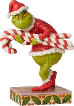 Jim Shore-The Grinch Stealing Candy Canes