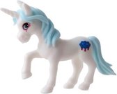 eenhoorn Pocket Unicorn meisjes 7 cm wit/wolkje