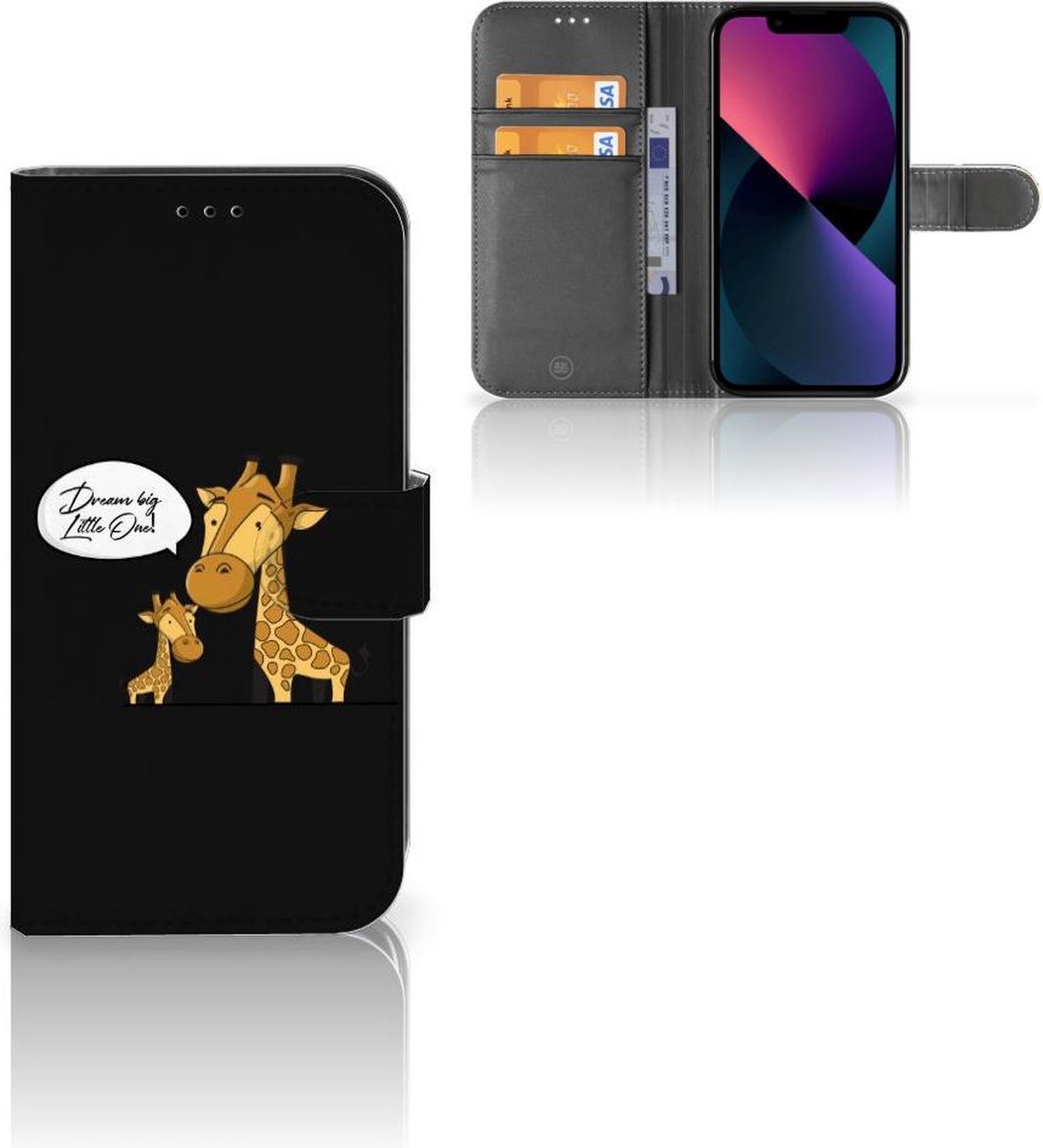 Apple iPhone 13 Leuk Hoesje Giraffe