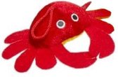 knuffel krab 15 cm pluche rood