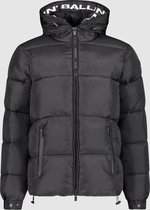 Ballin Amsterdam -  Heren Regular Fit Puffer  Jas  - Zwart - Maat S