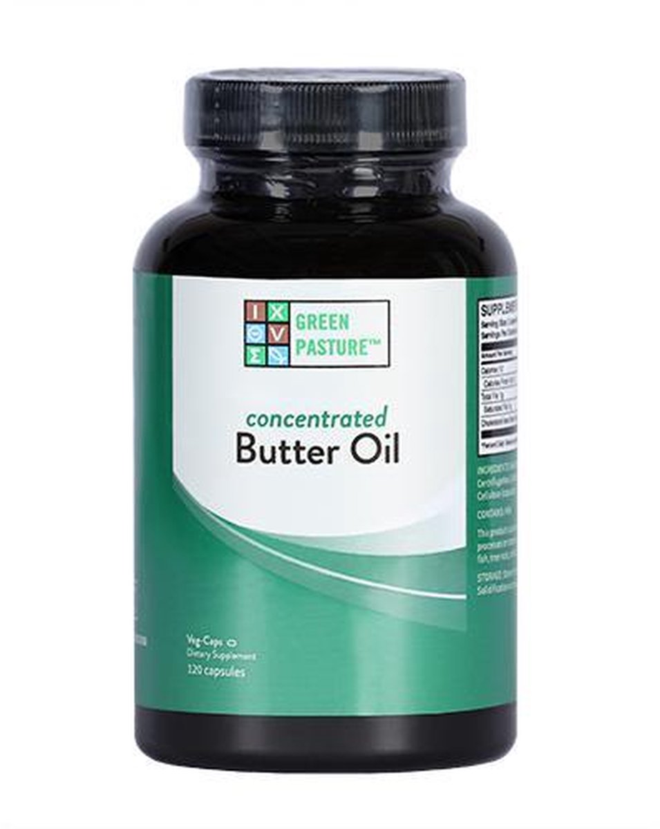 Goedkoopste Green Pasture X-Factor Concentrated Butter Oil - 120 capsules