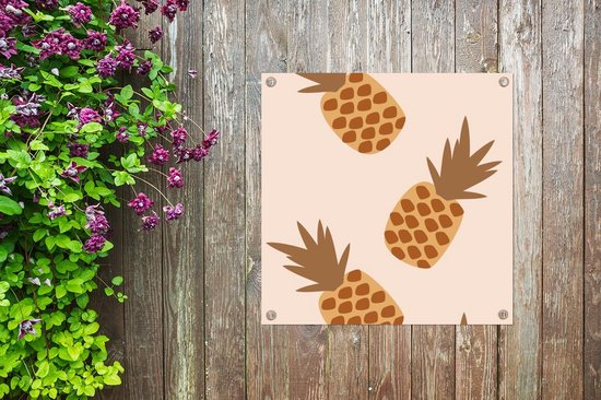 Toile de jardin Summer - Ananas - Fruit - 100x100 cm
