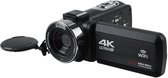 BrightWise® Videocamera 4K Ultra HD 16X Digitale zoom Incl. afstandsbediening - 4k Camera - Digitale videocamera - Vlog camera - Filmcamera - Camera - Handycam - Videocamera digitaal - Touchs