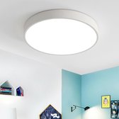 LED plafondlamp-bureaulamp-ultradunne plafondlamp -Wit-3000K-24W -Warmwit