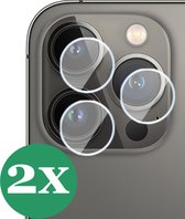 Camera Screenprotector geschikt voor iPhone 11 Pro Max - Beschermglas geschikt voor iPhone 11 Pro Max Screen Protector Glas - 2 Stuks