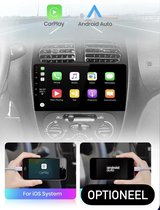 CarPlay Peugeot 206 Android 10 navigatie Bluetooth USB WiFi 1+16gb navigatie en multimediastsyteem