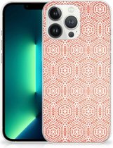 Hippe Hoesjes iPhone 13 Pro Max Telefoon Hoesje Pattern Orange