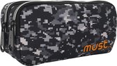 etui Army 20 x 6 x 9 cm polyester zwart