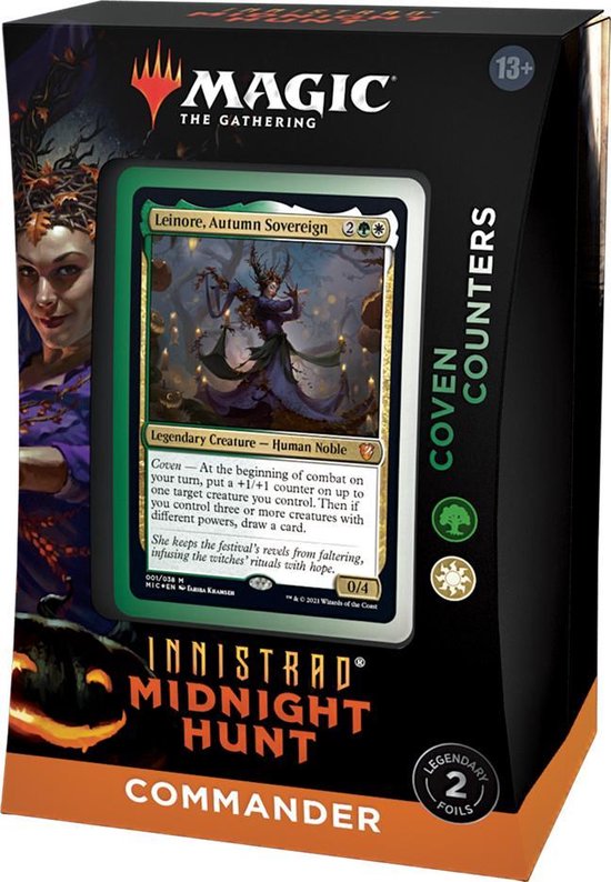 Magic the Gathering Midnight Hunt Coven Counters Commander Deck