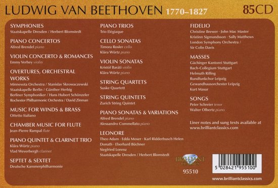 Various Artists - Beethoven: Complete Edition (85 CD), various