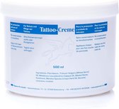 TATTO CREME  500 ml  , crème voor bescherming en verzorging van tatoeages.
