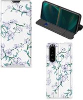 Smart Cover Sony Xperia 5 III Telefoonhoesje Blossom White