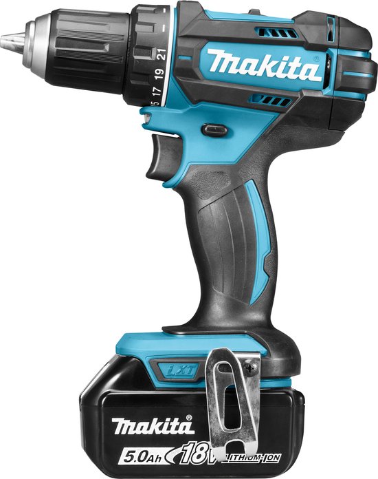 MAKITA DDF482RTJ Boor-/Schroefmachine Set – 18V – Li-Ion Accu – 2x 5.0Ah Accu – In Mbox