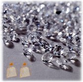 relaxdays 6000x décoration diamants - serti - faux diamants - pierres déco - diamant