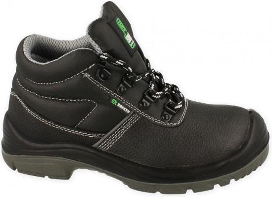 Safetyrunner Verona High S3 SRC Werkschoen - Groen/Zwart - Maat 37 - Voor Vrouwen